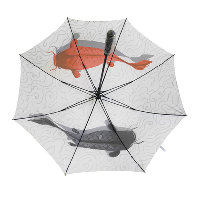 생선 62/68/72인치 대형 방풍 우산 이중 캐노피 통기 가능