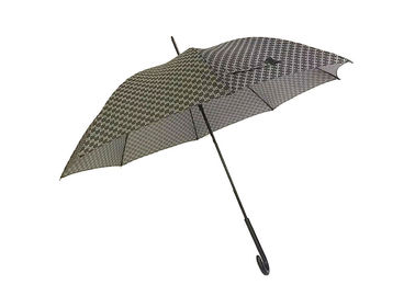 섬유유리 자동차 열려있는 지팡이 우산 상사 그립 방풍 구조 갈색