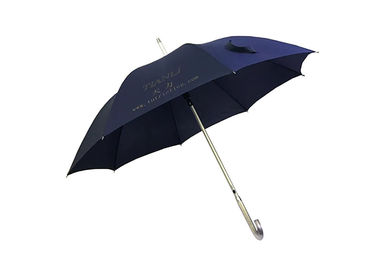 여자 남자를 위한 유의하는 알루미늄 우산 J 손잡이 방수 휴대용