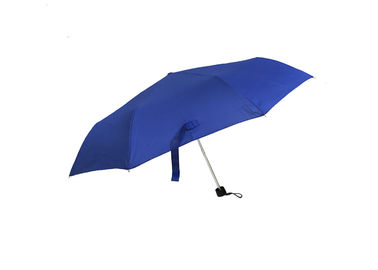 경량 알루미늄 조밀한 여행 우산, 똑바른 손잡이 우산 크기 21&quot;