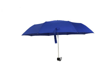 경량 알루미늄 조밀한 여행 우산, 똑바른 손잡이 우산 크기 21&quot;