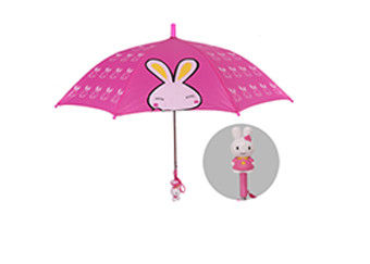 조밀한 우산이 사랑스러운 딸기 손잡이에 의하여 18 인치 아이 안전한 디자인 농담을 합니다