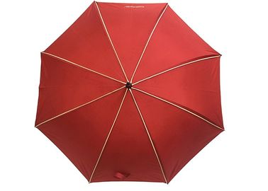 빨간 견주 바람 안 가득 차있는 패널 인쇄를 가진 저항하는 골프 우산