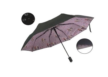 두 배 닫집 폴딩 여행 우산, 충분히 자동차 열려있는 가까운 우산 안 인쇄