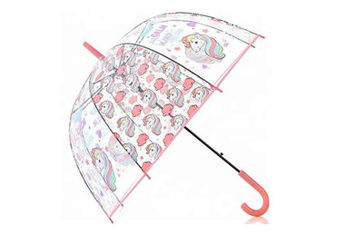 선물 돔 작풍 투명한 유니콘 우산, 명확한 플라스틱 거품 우산
