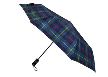 Usb 충전기 힘 은행 손잡이 직경 97cm를 가진 고아한 격자 무늬 우산