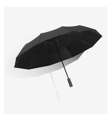 견주 구성 방수 단색 3 폴드형 우산