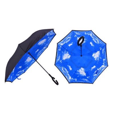 SGS 소성 손잡이 업사이드 다운 반대 인버트된 우산