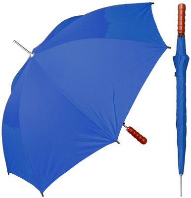 Ｊ 형태 핸들과 비바람에 견디는 23 인치 자동 스틱 우산