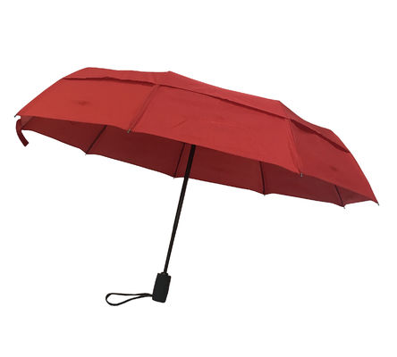 아마존 환기를 위한 완전 자동 방풍 적색 2 호 레이어 폴드형  우산