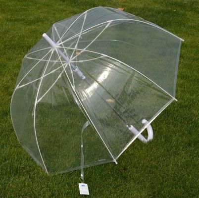 방수 Ｊ 핸들 8 밀리미터 금속축 투명한 비 우산