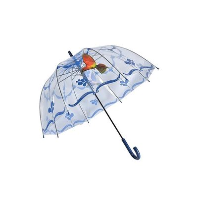 태양 투명한 방풍 골프 우산 23 인치