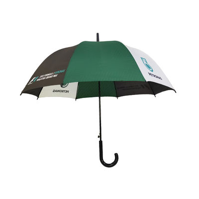 광고를 위한 방풍 23 인치 8 갈비 커스텀 로고 골프 우산
