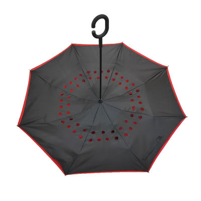 이중 레이어는 Ｃ 훅 핸들과 깨지지 않는 폭풍 우산을 역으로 돌렸습니다