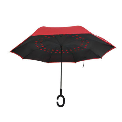 이중 레이어는 Ｃ 훅 핸들과 깨지지 않는 폭풍 우산을 역으로 돌렸습니다
