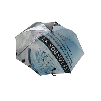 디지털 방식으로 인쇄를 가진 8mm 금속 갱구 똑바른 손잡이 자동 열려있는 골프 우산