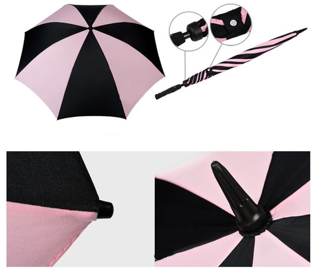 수동 개방형 방풍 명주 스트레이트 핸들 우산 여성 디자인