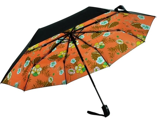 명주 자동 조밀한 우산 안쪽에 BV 3 접히는 풀 컬러 인쇄