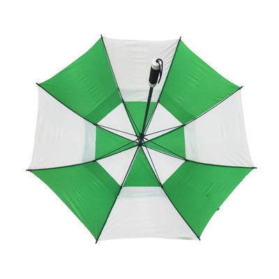 68&quot; 유리 섬유 프레임이 있는 이중 캐노피 골프 우산