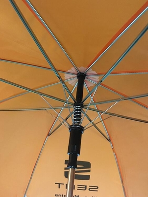 BV 인증 190T 폴리에스터 자동 개방형 긴 스틱 우산