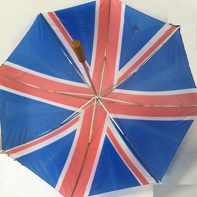 130cm 수동 오픈 RPET 명주 인쇄 골프 우산