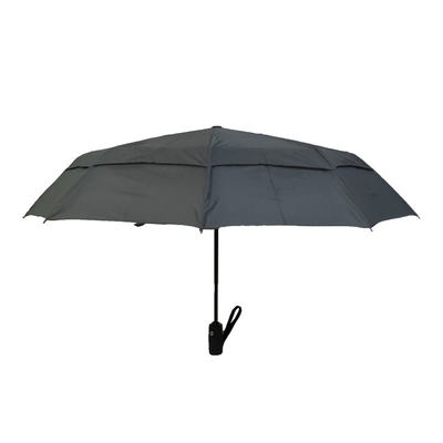 23&quot; 더블 레이어 자동 열기 닫기 3 접힌 우산
