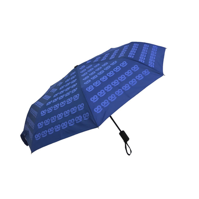 원색 인쇄를 가진 3개의 겹 자동 열려있는 가까운 방풍 태양 우산