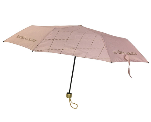 방풍 3개 주문 인쇄를 가진 명주 수동 열려있는 우산