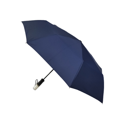 보관 손잡이가 있는 환상적인 3 접는 명주 비옷 우산