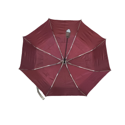 성인을 위한 방풍 UV 보호 명주 자동적인 3개의 겹 우산