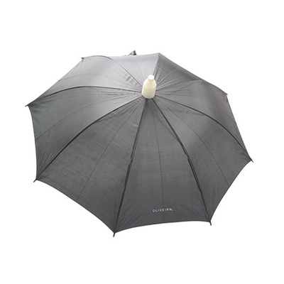 플라스틱 덮개가있는 8mm 금속 샤프트 명주 스틱 우산