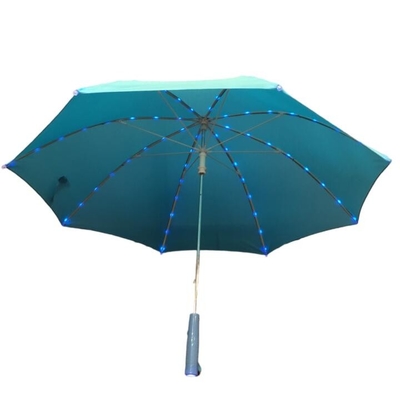 아이들을 위한 직경 80CM 명주 수동 열려있는 LED 가벼운 우산