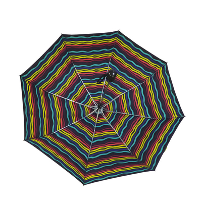 여행용 21in 레인보우 방풍 3 접는 우산