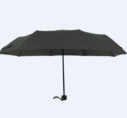 21&quot;X8k 190T 폴리에스테르를 출력하는 장소는 여자들을 위한 접식 우산을 검게합니다