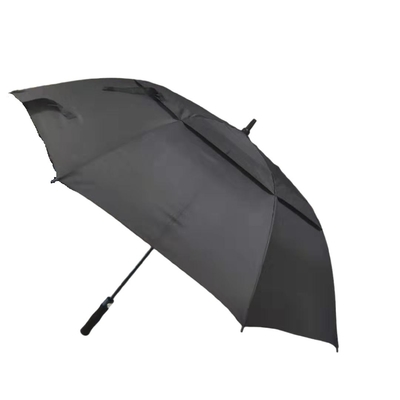 사람들을 위한 방풍 이중 레이어 견주 자동 골프 우산
