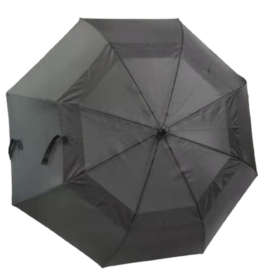 사람들을 위한 방풍 이중 레이어 견주 자동 골프 우산