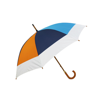 커스텀 로고 방풍 23 인치 나무 막대기 우산