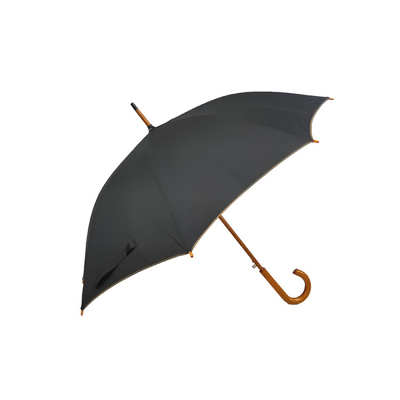 자동차는 가열 전사 인쇄와 곧은 나무 손잡이 양산 우산을 폅니다
