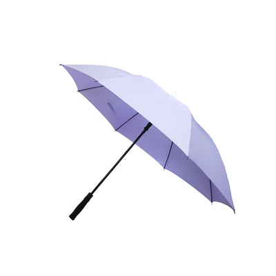 190T 견주 두배 덮개 섬유 유리 방풍 골프 우산 곧은 특대