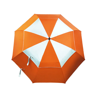 로고 인쇄로 강한 이중 레이어 골프 우산 배출구