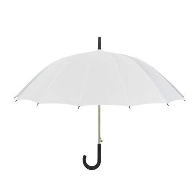16대 갈비 자동차는 포괄적 하얀 색상 막대 장우산을 폅니다