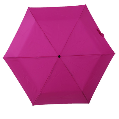 가장 가벼운 3 폴딩 우산 탄소 갈비로 수동 열 19 인치 6 패널