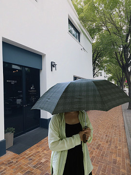 금속 콤팩트 우산 20.5인치 8비브 2 자동 열기 미니 우산