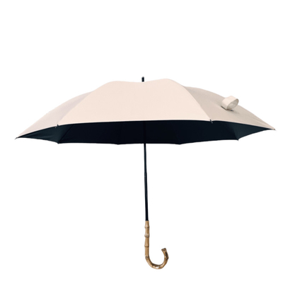 260g Bambu Handle Stick Umbrella with Black UV Coating and Fiberglass Shafts (검은 자외선 코팅과 유리섬유 셰프트와 함께)