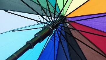 30 인치 크로마틱 남성 골프 우산 금속 샤프 열 전달 인쇄로 처리 된 나무