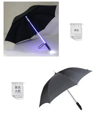 인스타그램의 인기 투명한 셰프트 LED 조명 창의적인 우산