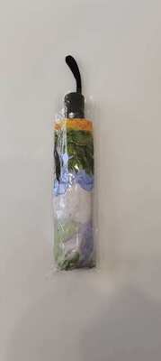 빈센트 반 고흐 아트 블랙아웃 3단 자동 여행용 우산 (UV 차단 및 자동 열고 닫기 기능, 21인치-8k)