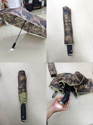 LED 조명 자동 개방/폐기 안전 우산