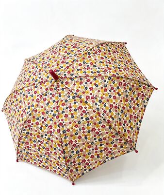꽃 소녀 귀여운 어린이 컴팩트 우산, 맞춤 로고 인쇄 및 학교 및 캠핑용 69cm 개방 직경