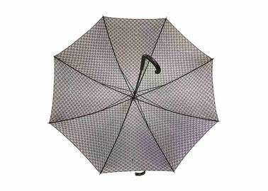섬유유리 자동차 열려있는 지팡이 우산 상사 그립 방풍 구조 갈색